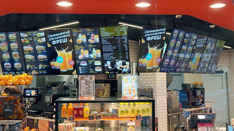 Менюборды на АЗС